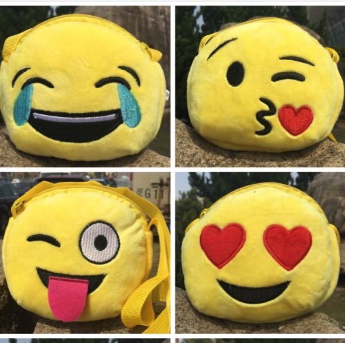 毛绒玩具包表情零钱包笑脸包表情钱包刺绣表情笑脸钱包8cm表情钱包细节图