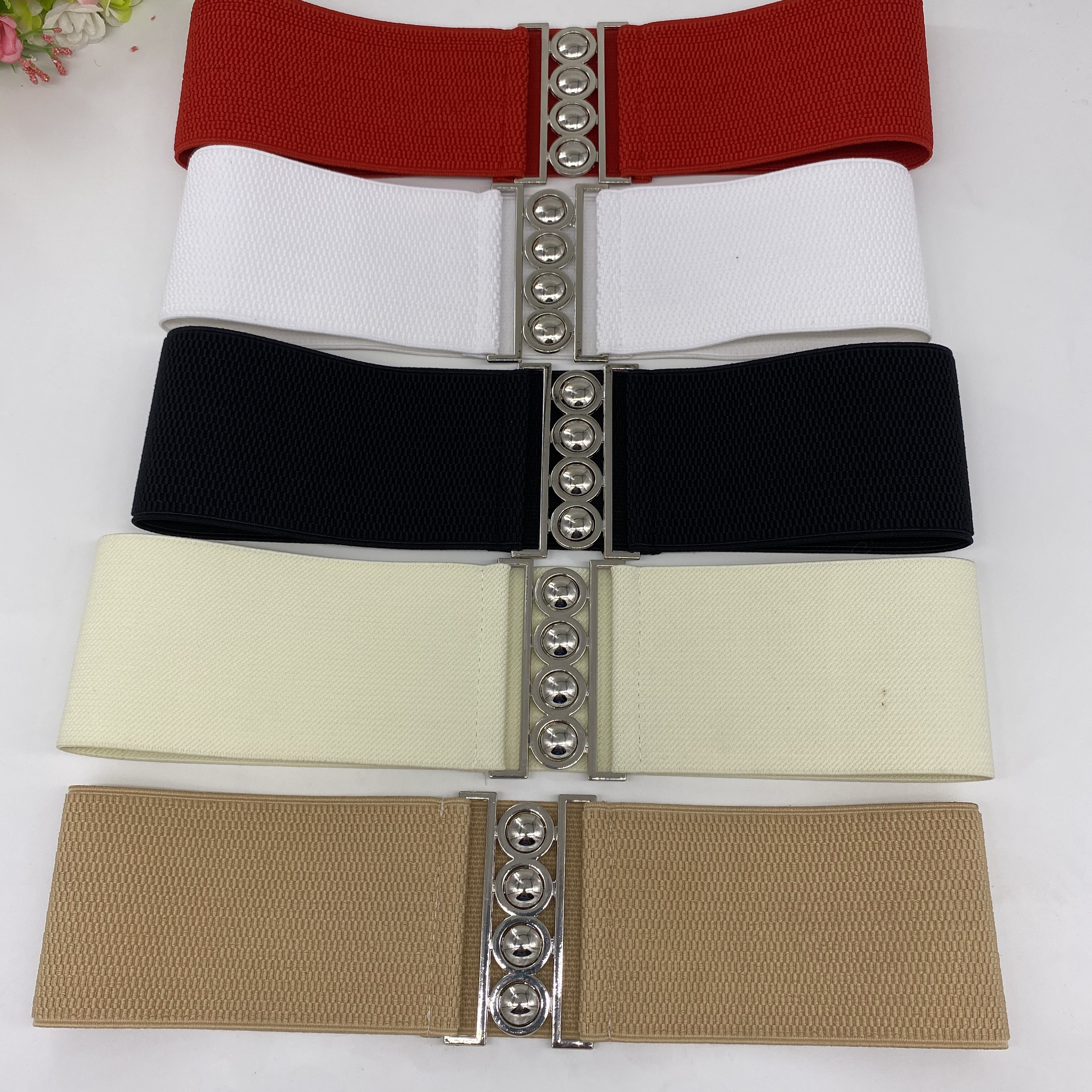 Source Head Factory Wholesale: Ladies Elastic Waist Seal Elastic Belt Item Picture