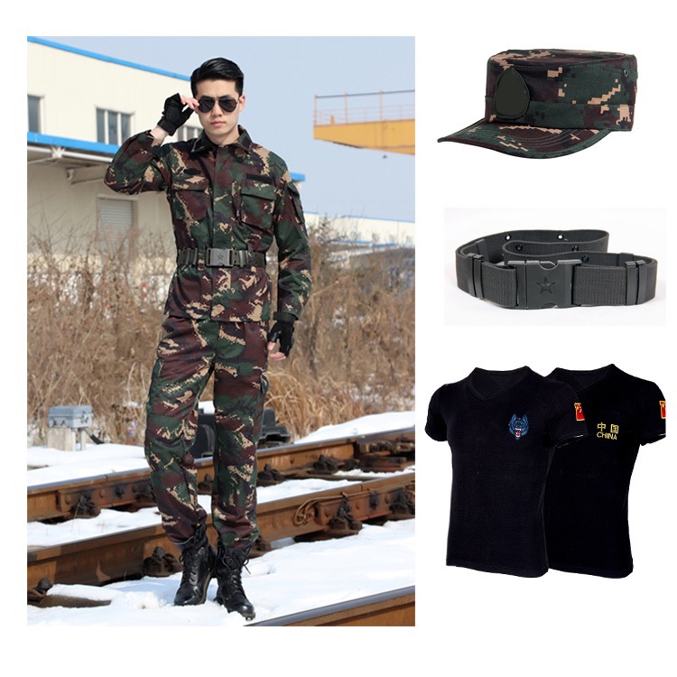 Camouflage uniform Men and women summer thin military training uniforms special forces military training uniforms labor protection work clothing 33 thumbnail