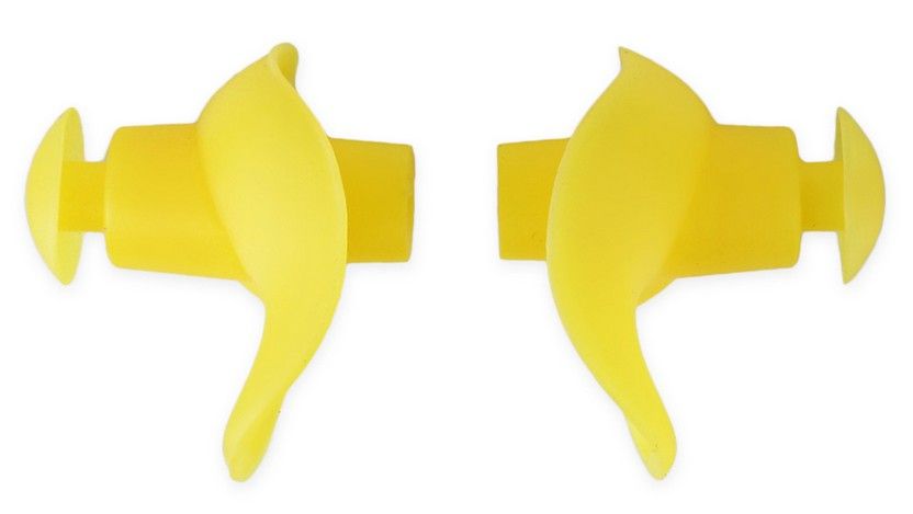 Manufacturers direct flower - shaped silicone earplugs swimming accessories wholesale NC6 flower - shaped earplugs yellow Application Scenario