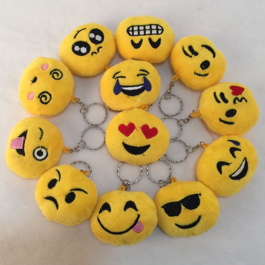 Expression pendant key chain expression body keychain pendant plush pendant smiley face pendant key chain 6cm expression pendant smiley face key chain key chain