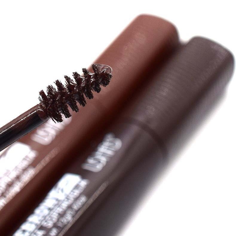 【 24-Pack 】EB012 Non-smudging Waterproof Eyebrow Dye Brush USHAS Coffee Dark Brown and Light Brown