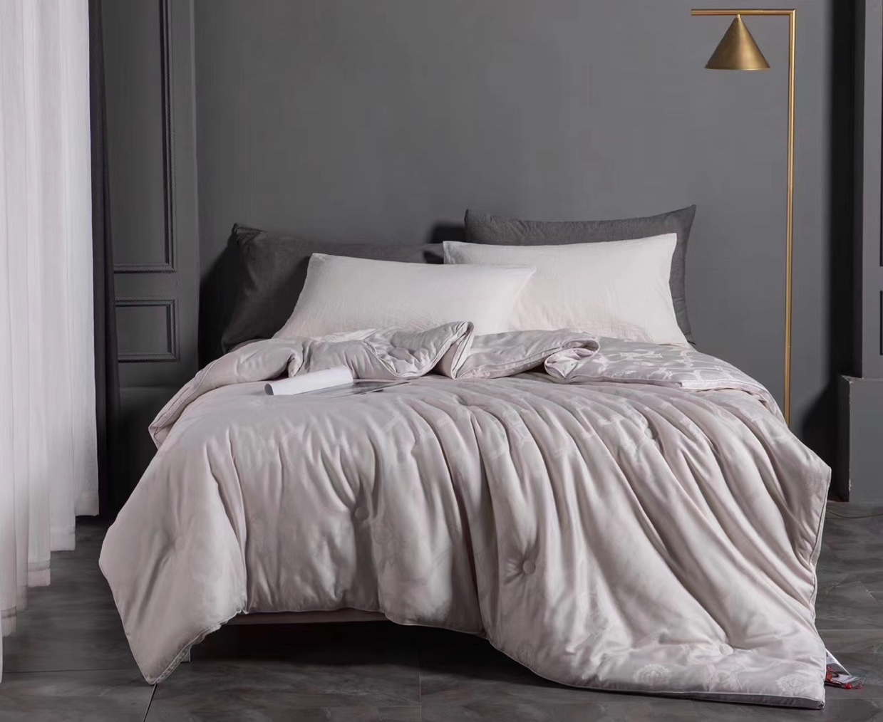 大豆蚕丝双胎被