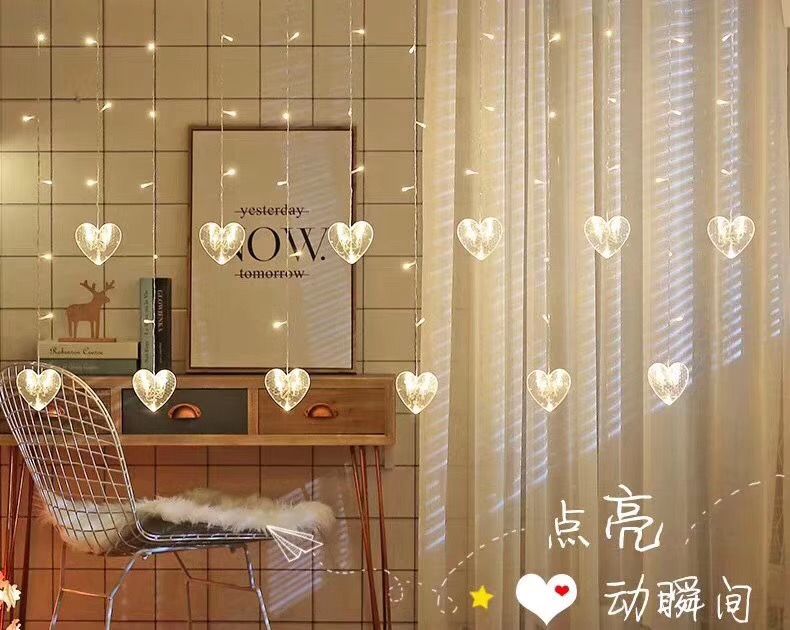 彩灯爱心挂件详情图1