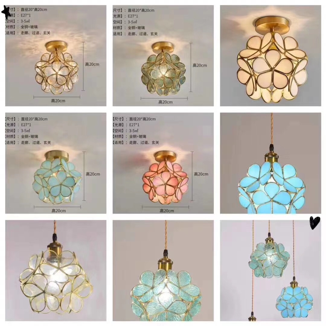 Crystal glass dining room chandelier Item Picture