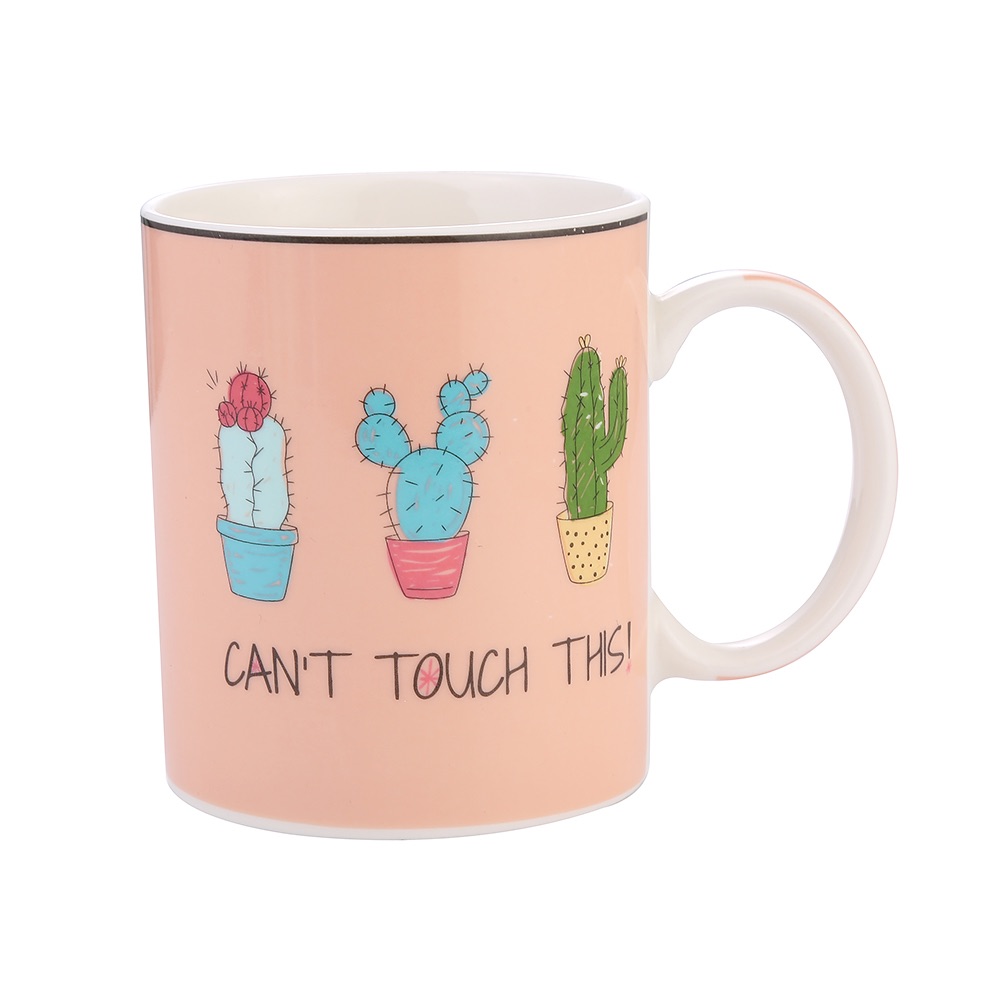 Daily-use ceramic cups, cartoon decals, milk cups, mugs, ceramic cups details Picture