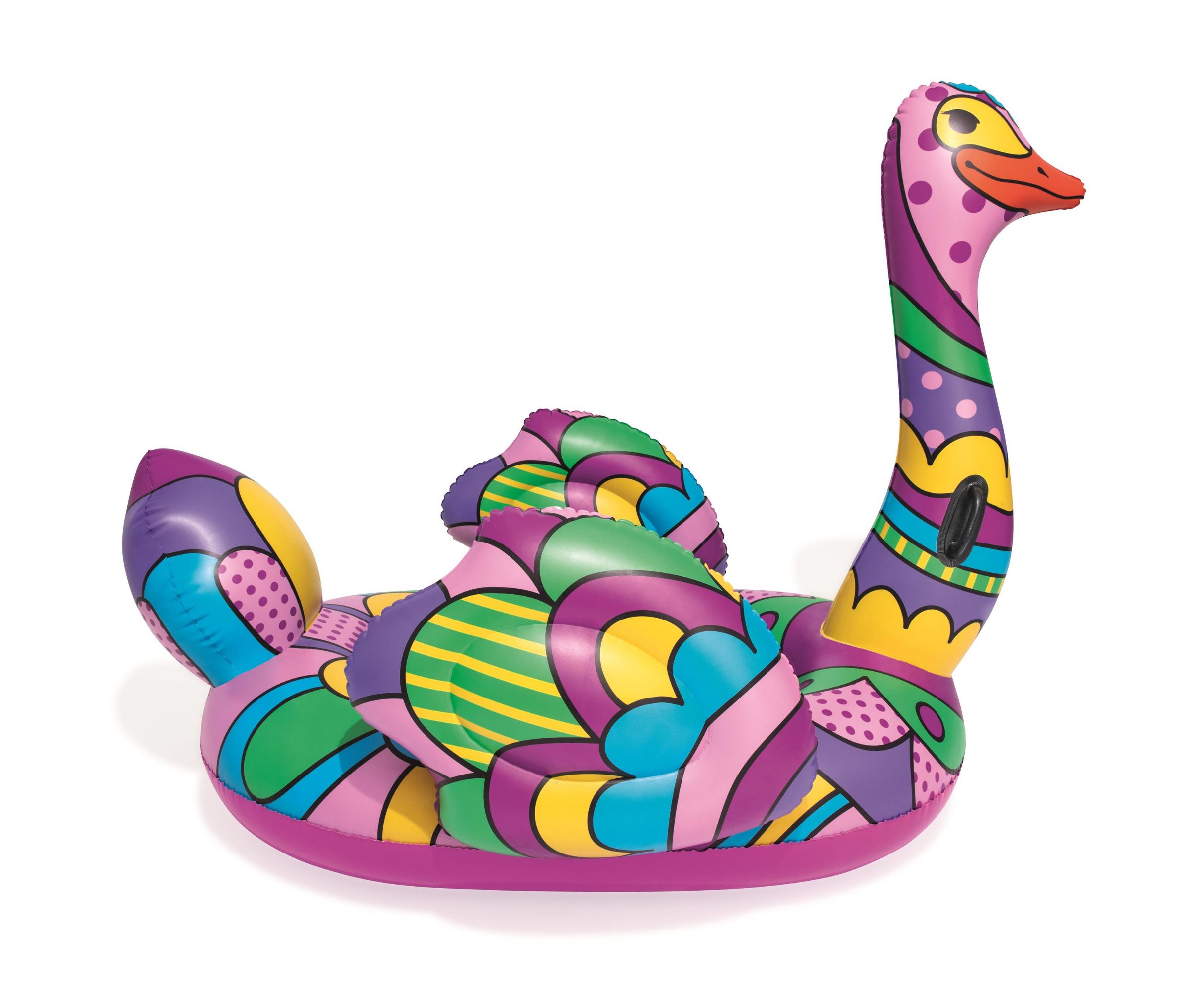 Bestway® 6'3" x 65.5"/1.90m x 1.66m 时尚彩绘鸵鸟坐骑详情图7