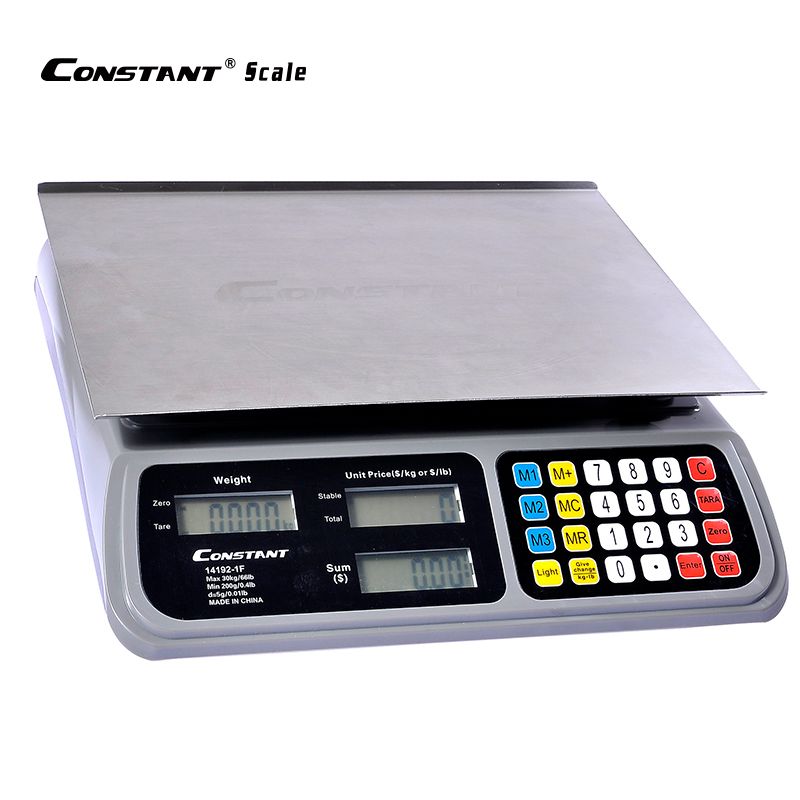 14192-1F high-quality electronic pricing scale, commercial scale, foreign trade English version electronic platform scale, 30KG/5G