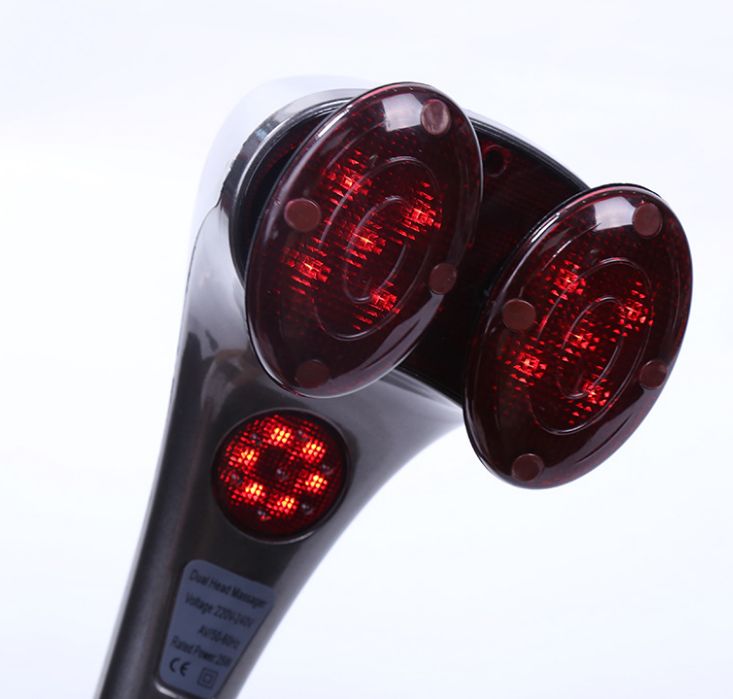 2000大力王电动按摩棒可加热双头按摩棒颈部腰部腿部家用按摩器详情图4