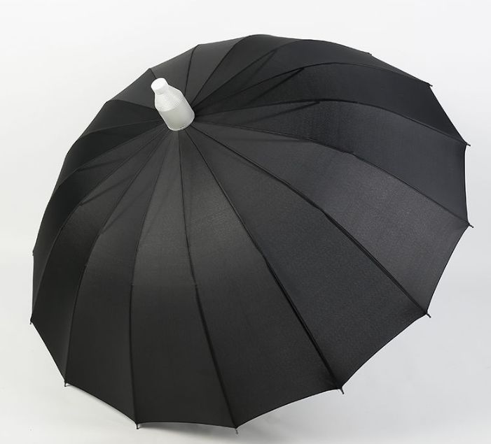 Paraguas de mango largo doble grande hombre barra recta oversize viento soleado lluvia impermeable funda paraguas automático