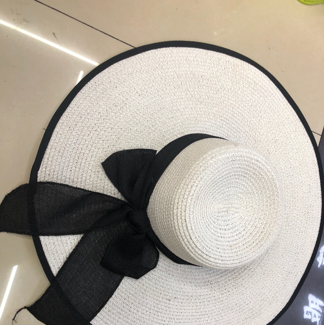 夏天大沿草帽