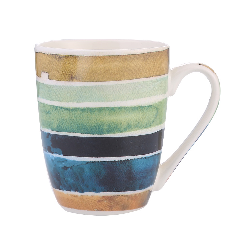 Daily-use ceramic cups, Nordic-style mugs, creative decal polka dot cups, ceramic coffee cups detail image 4