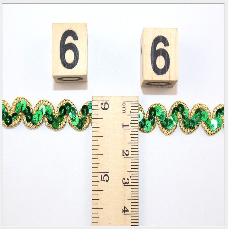 厂家直销金银丝亮片花边辅料 diy手工服装饰品配件家居窗帘配件详情图2