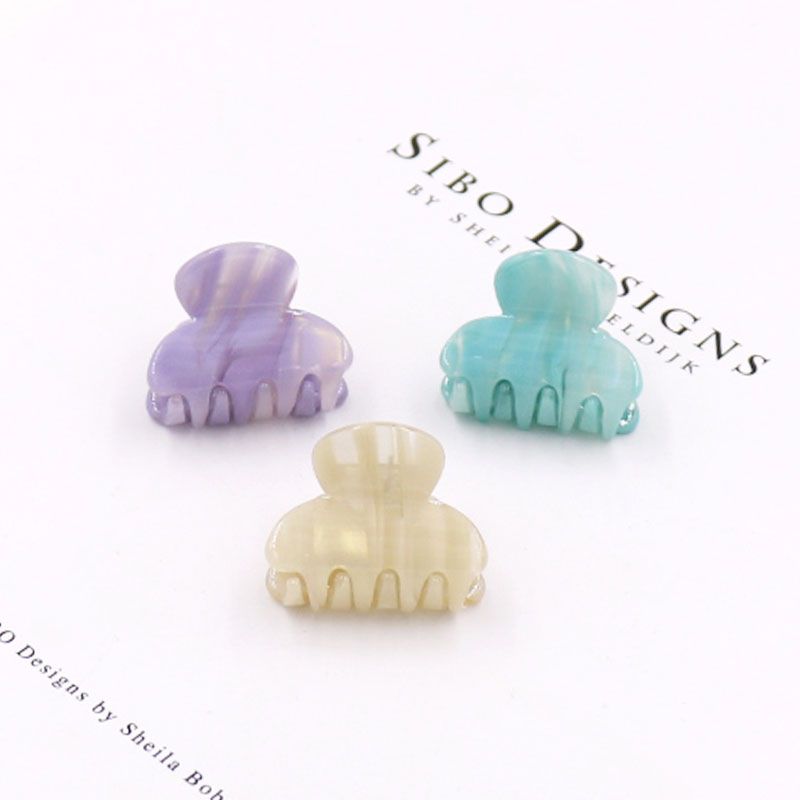 Korean Fashion Small Clip Small Hairpin Top Clip Hairpin Acetate Hair Clip Bangs Hairpin Clip Women's Side Clip Children's full figure