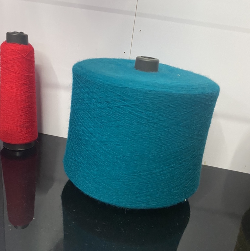 Acrylic coffee, Acrylic 28-count cashmere fine yarn, Acrylic expanded yarn, Acrylic Deep Lake Blue 8255