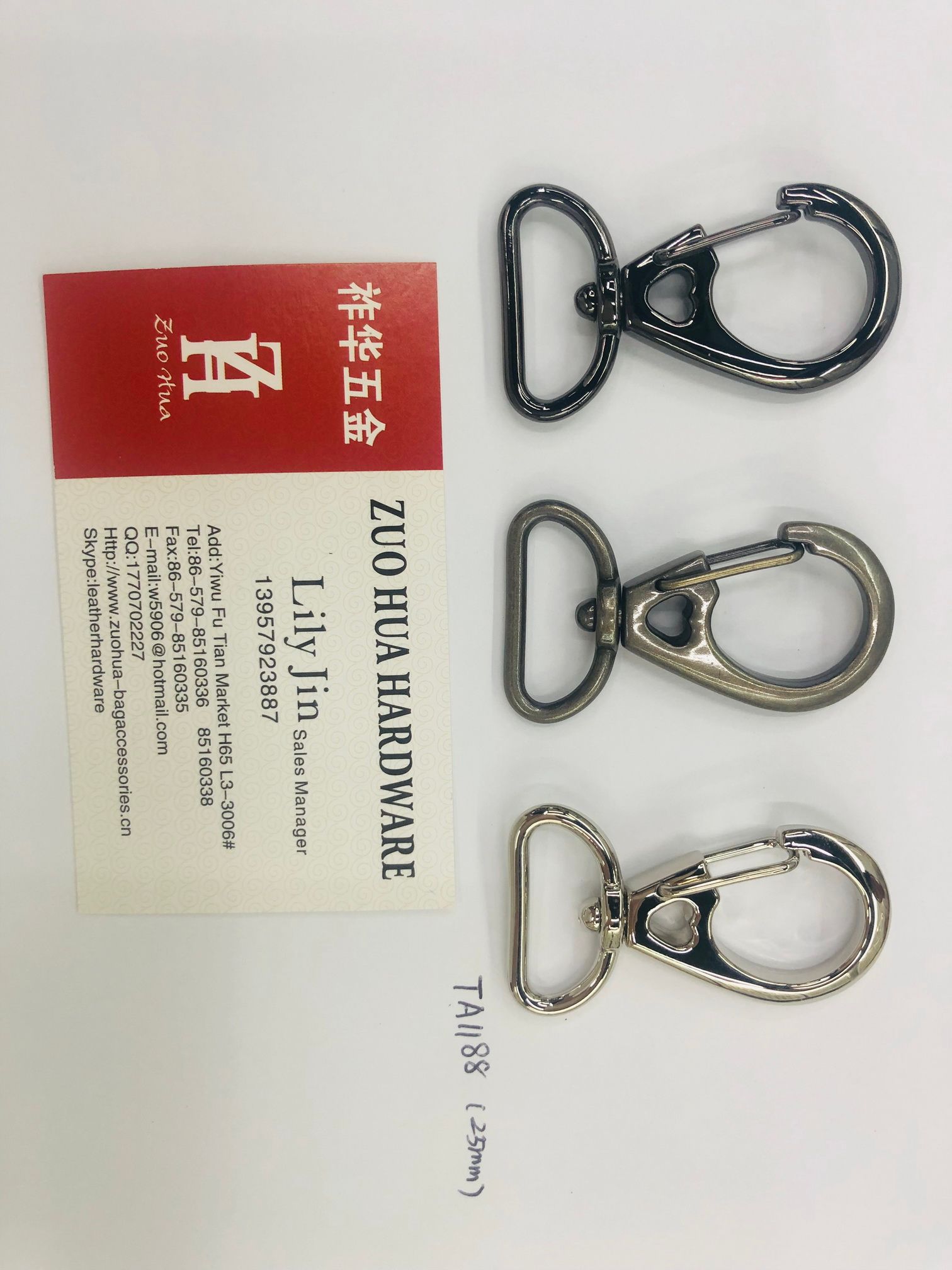 箱包五金配件狗扣包包挂勾广州电镀颜色定制7-10出货来样定做详情图6