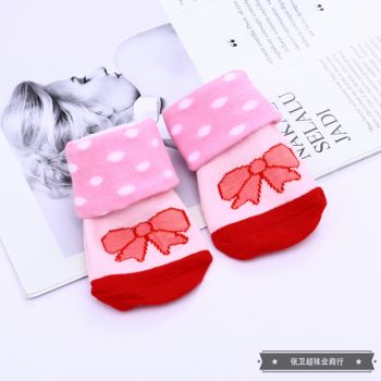 comfortable and breathable cotton mixed color baby socks Application Scenario