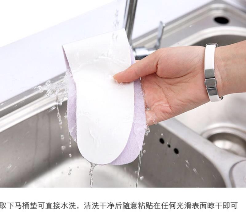 保暖坐便垫马桶坐垫黏贴粘贴超柔面料一对装细节图