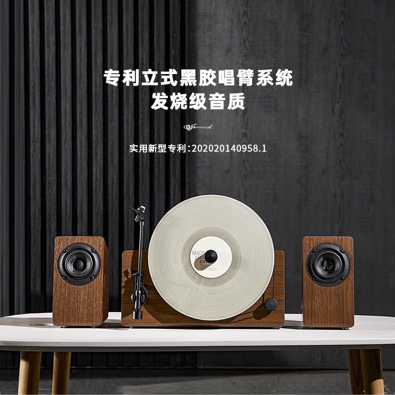 梵尼诗HiFi立式分体黑胶唱片机lp发烧电唱机留声机客厅蓝牙音箱详情图7