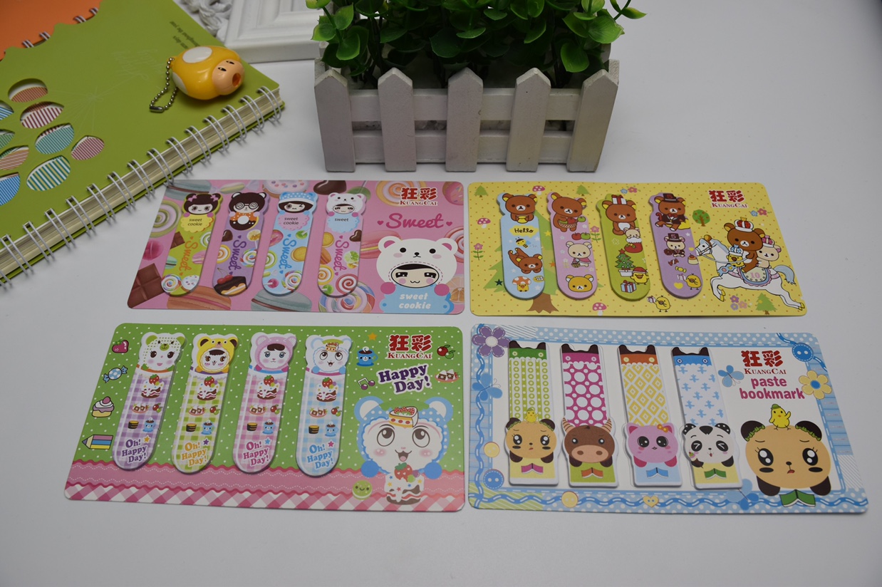 Crazy Color Cartoon sticky Notes, fashionable sticky notes, n times stickers