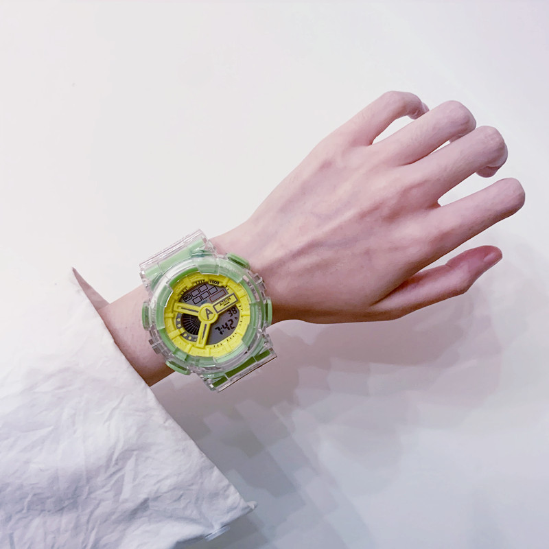 Korean version versatile foreign trade bestseller cross-border electronic watch, men's and women's multi-functional outdoor sports student waterproof electronic watch Item Picture