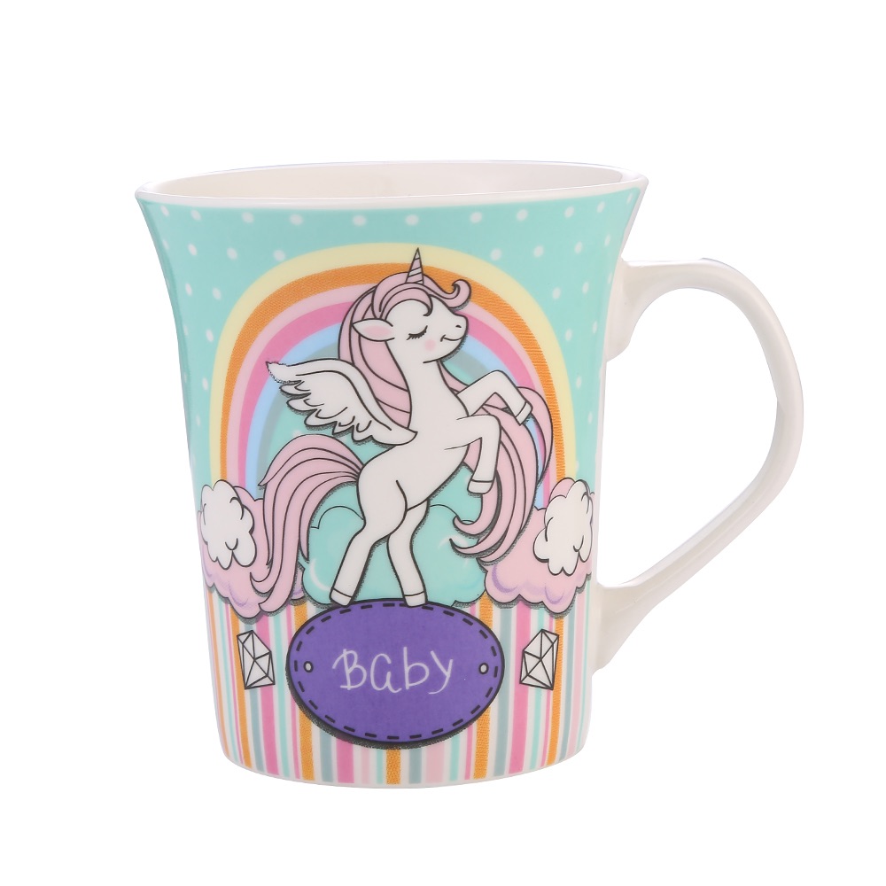 Wholesale of daily-use ceramic decked mugs Application Scenario