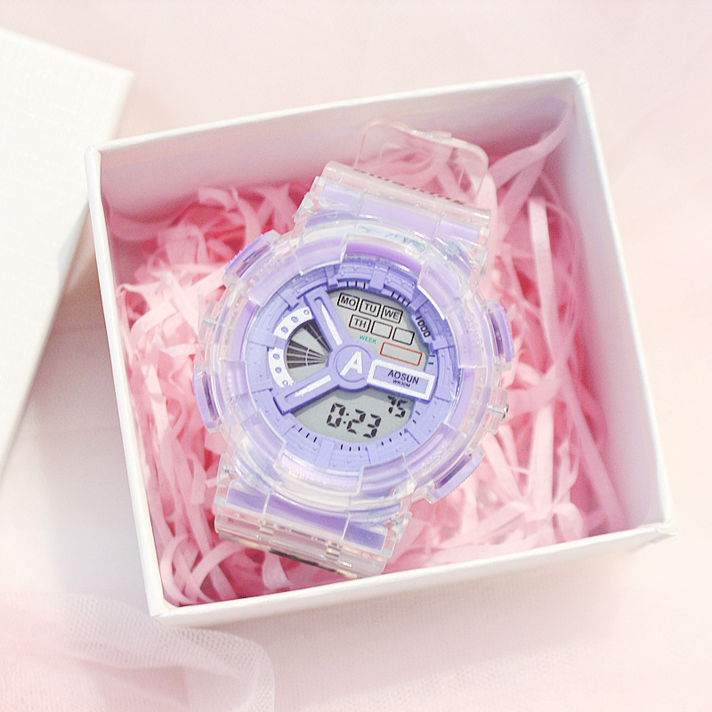 Korean version versatile foreign trade bestseller cross-border electronic watch, men's and women's multi-functional outdoor sports student waterproof electronic watch undefined