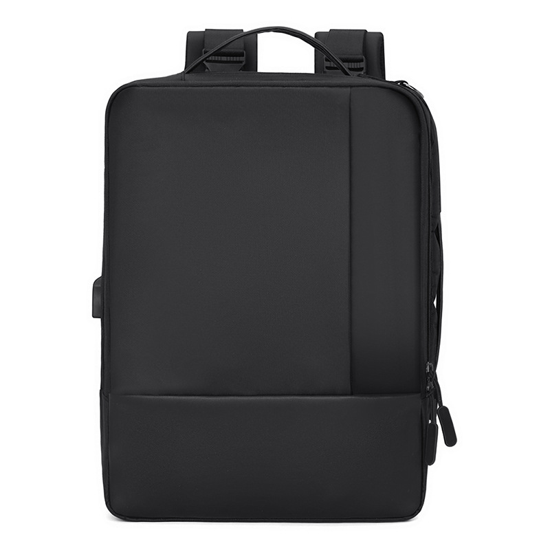 男士商务双肩背包15.6寸笔记本电脑包手提包大容量多用包图