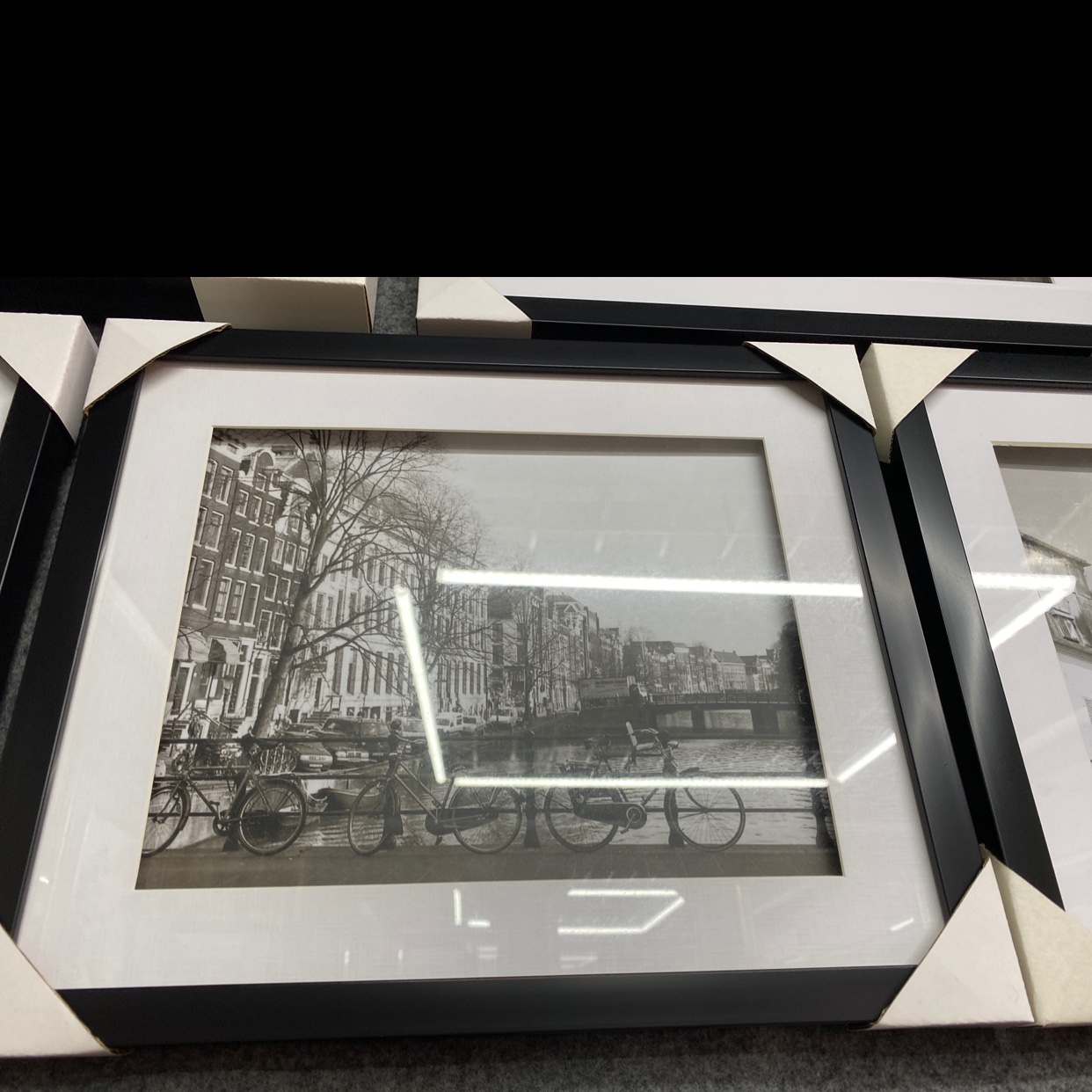 黑白装饰画尺寸30X35  一件装30个