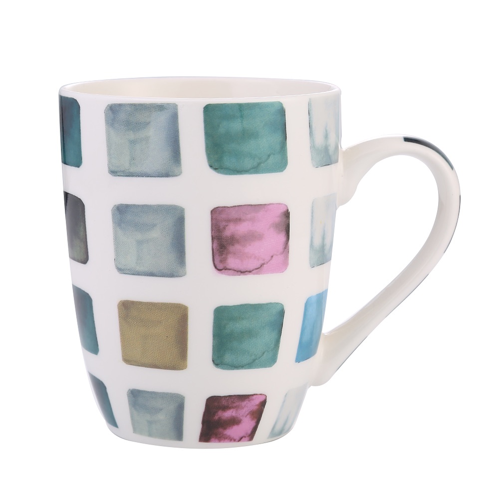 Daily-use ceramic cups, Nordic-style mugs, creative decal polka dot cups, ceramic coffee cups detail image 3
