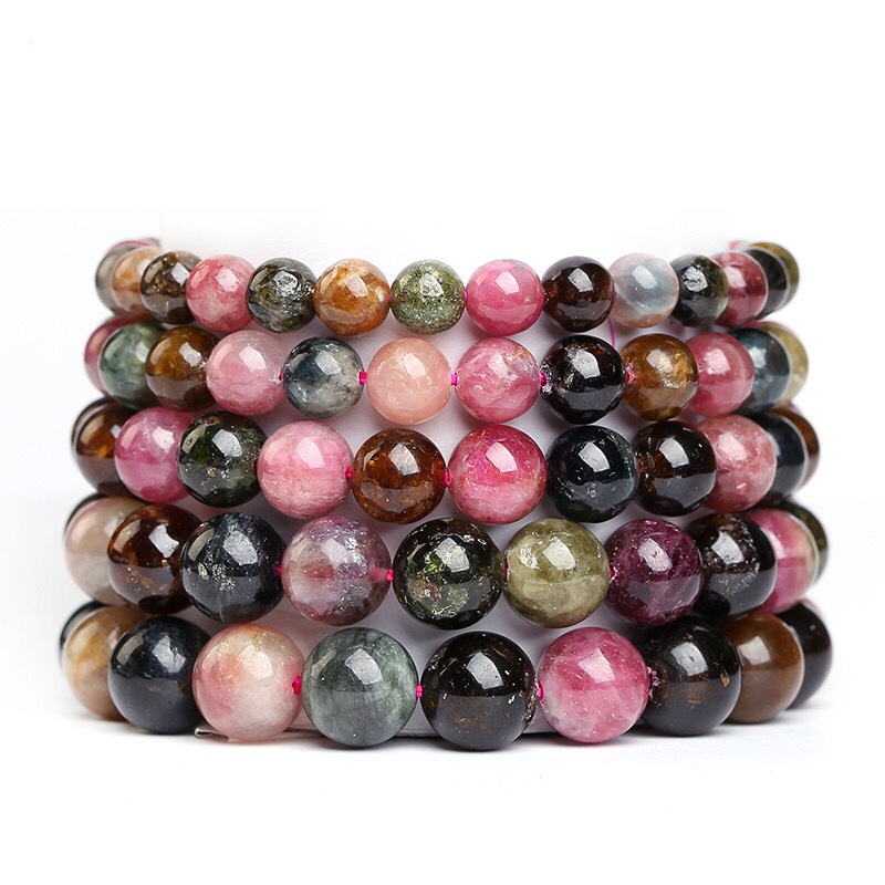 Natural old pit tourmaline bracelet details Picture