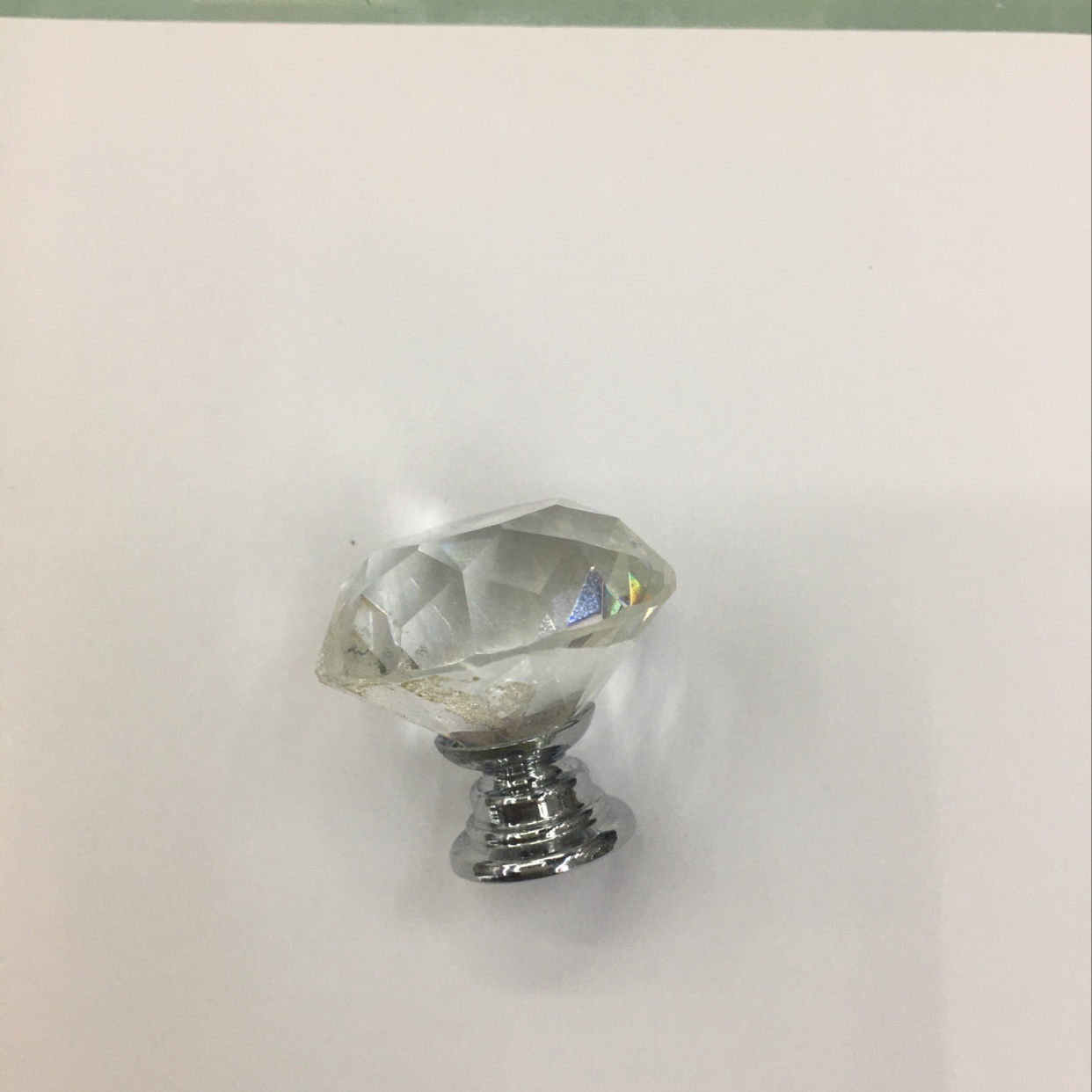 水晶拉手细节图