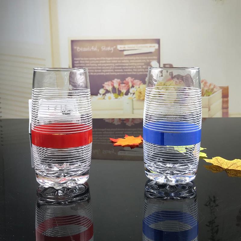 Water Cup Cold Drink Cup Glass Printed Cup 0311 Line New