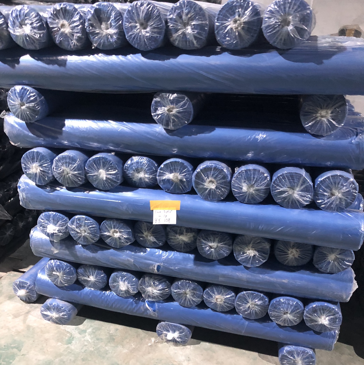 600d 3×15宝蓝15号pvc网纹 购物车 童车