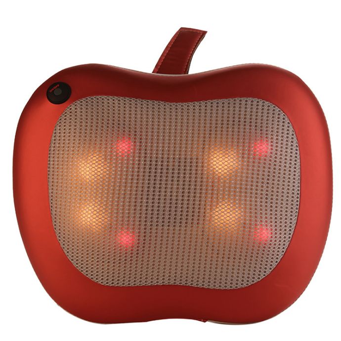 车载揉捏加热小苹果按摩枕头电动颈椎腰背部器靠垫椅家用详情图4