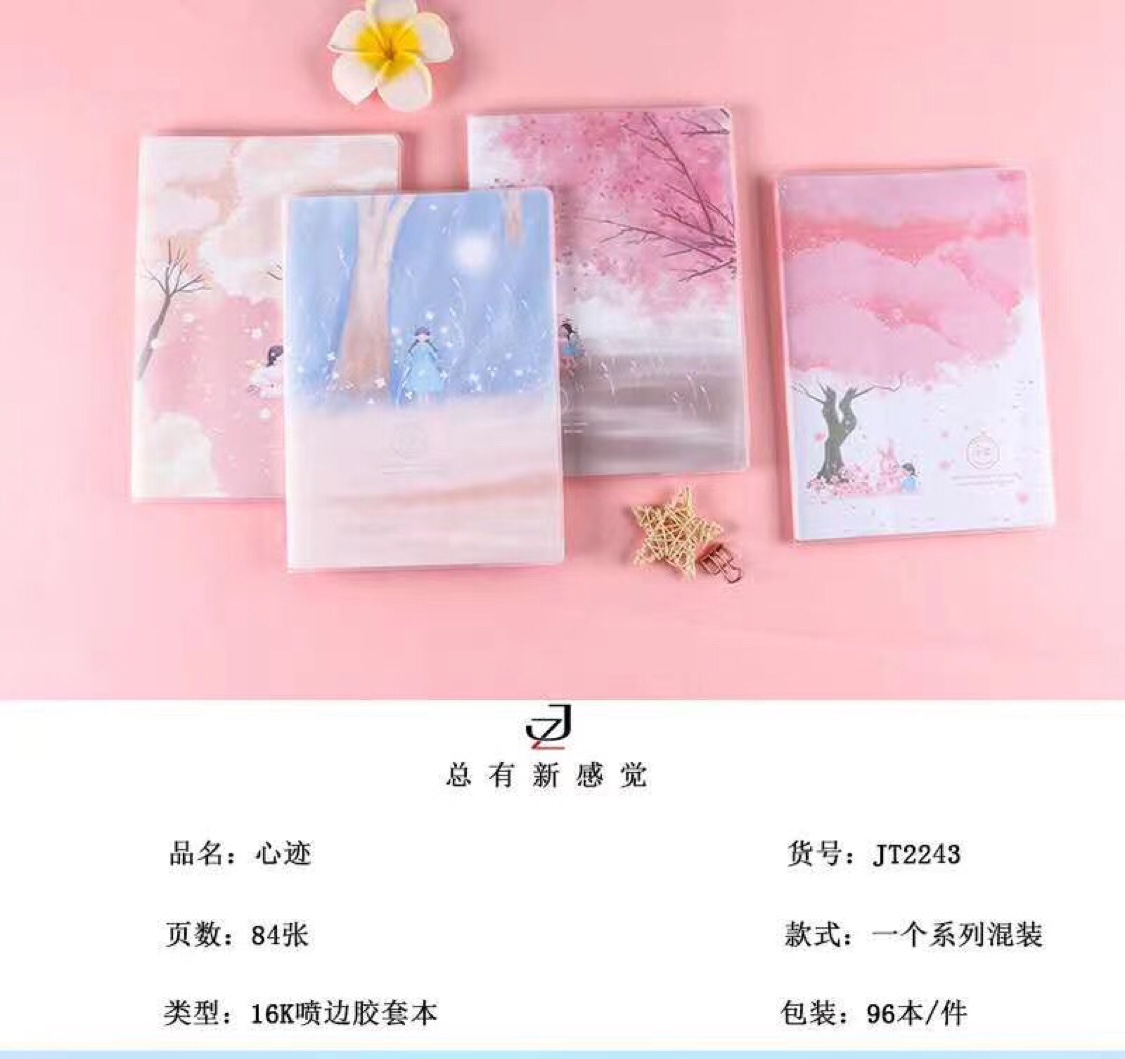 2243笔记本记事本活页韩版小清新风格本子