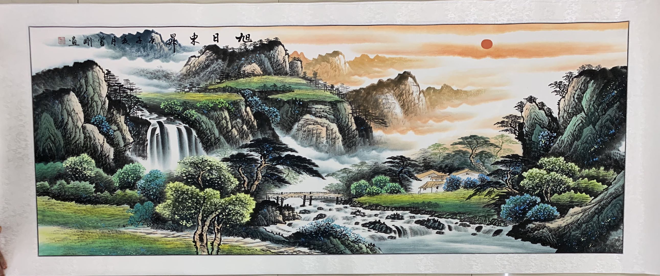 Hand-painted landscape paintings of Chinese trend Application Scenario