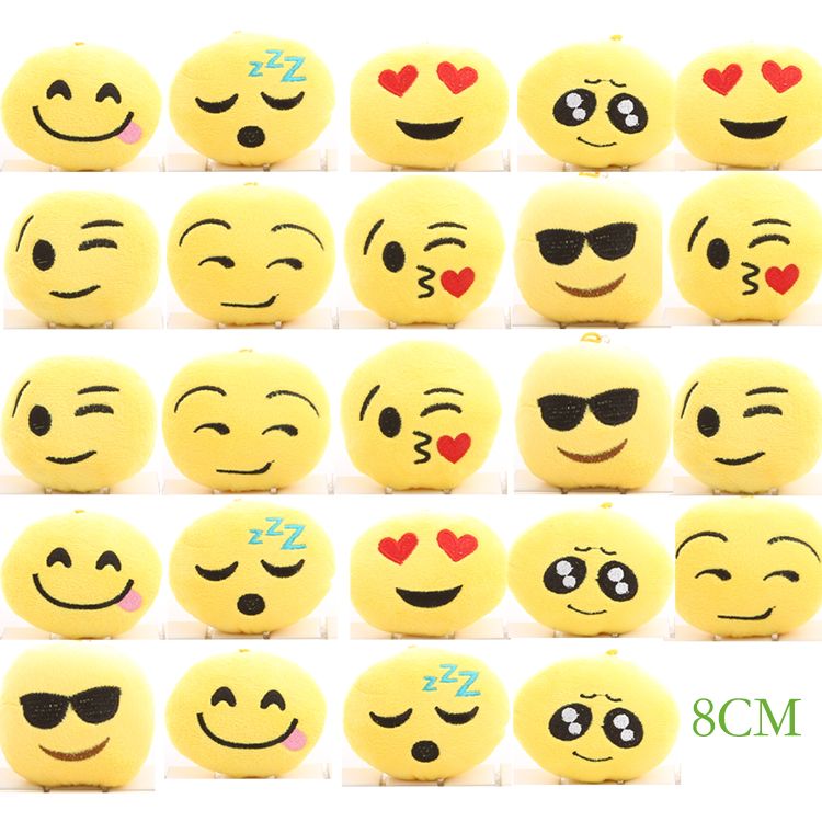 Special offer on emoticon plush pendants, keychains and plush toys in seconds detail image 2