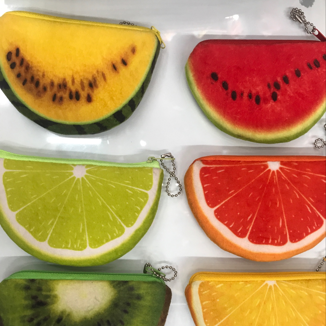 半圆双边印水果