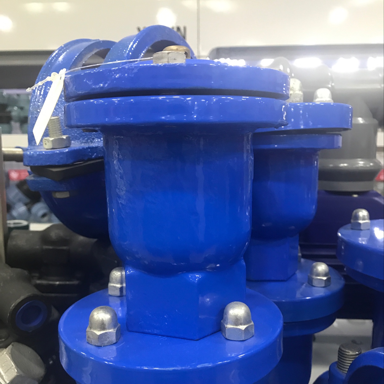 Screw button exhaust valve