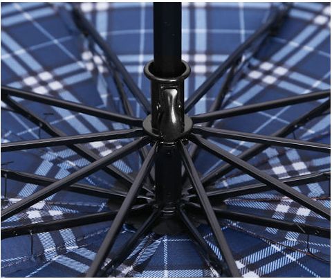 Ten-bone large umbrella, double and triple large folding umbrella, men's and women's business umbrella, three-fold sunny and rainy men's extra-large umbrella detail image 3