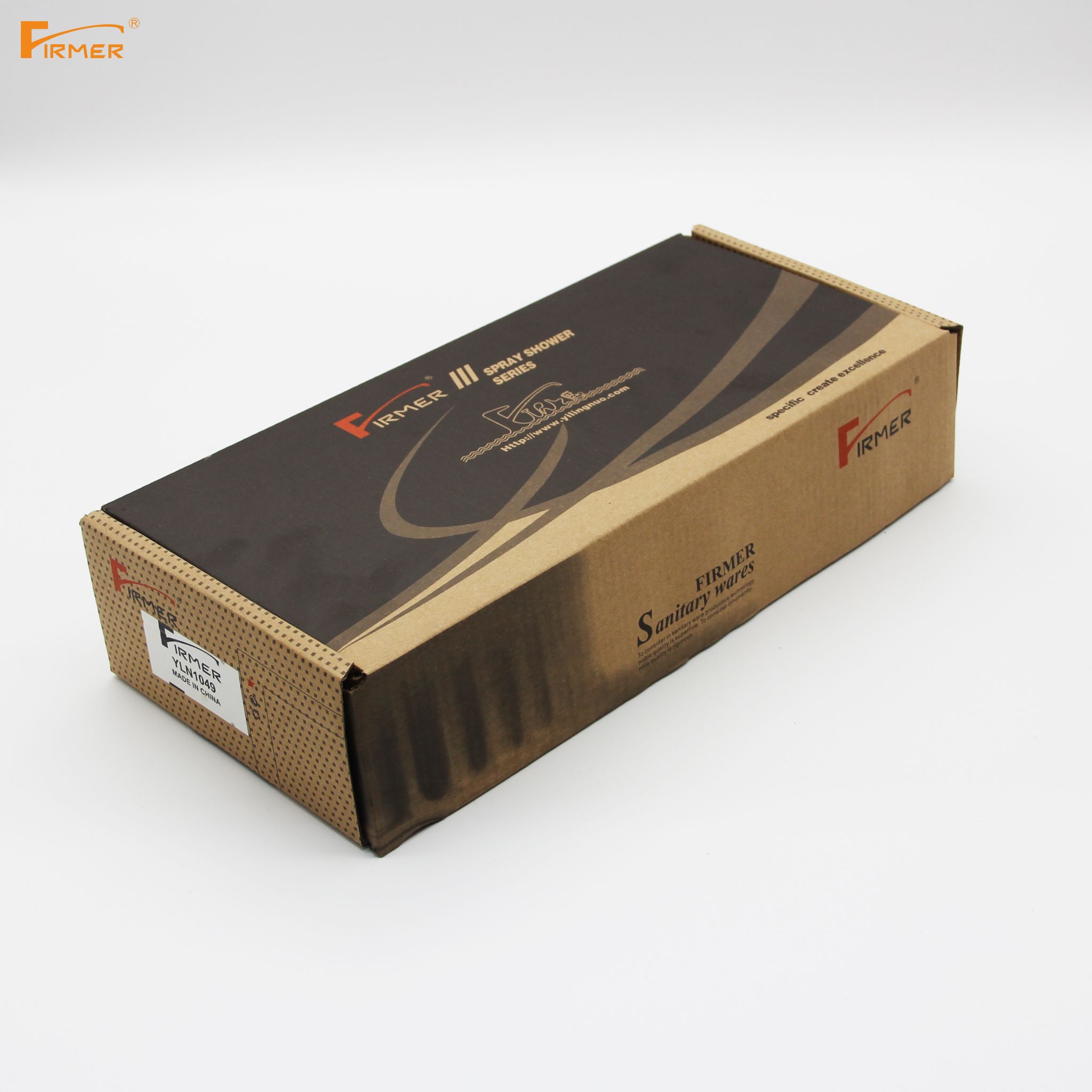 FIRMER two-wheeled brass washbasin faucet, bathroom washbasin, countertop, hot and cold water faucet Item Picture