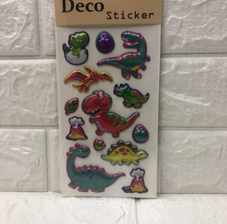 Laser stereoscopic stickers, 3D stickers