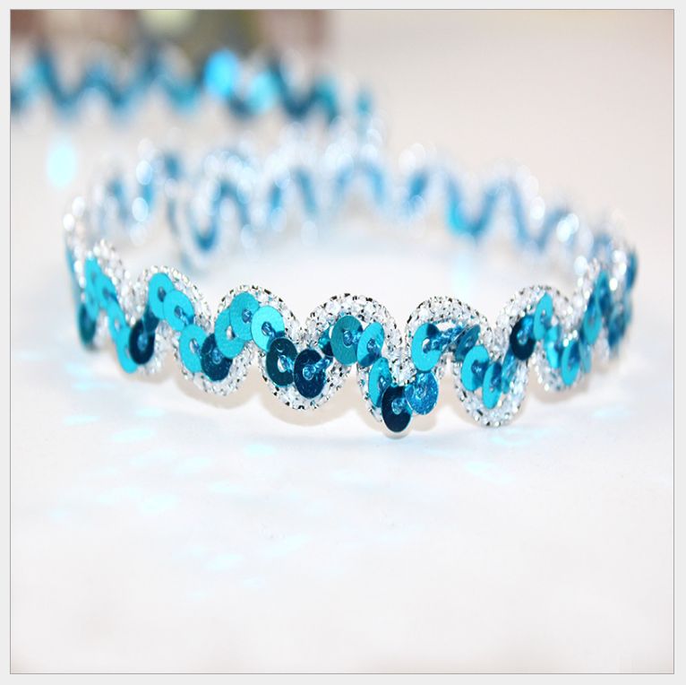 厂家直销多色金银丝亮片花边辅料 diy手工服装饰品配件窗帘配件详情图1