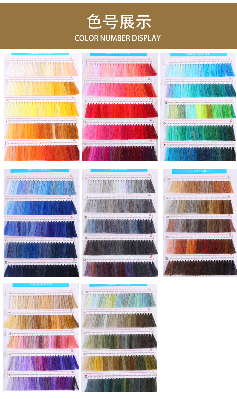 Home Small Thread Roll 40S/2 Multi-Color Sewing Thread Home Manufacturer Low Price Direct Sales undefined