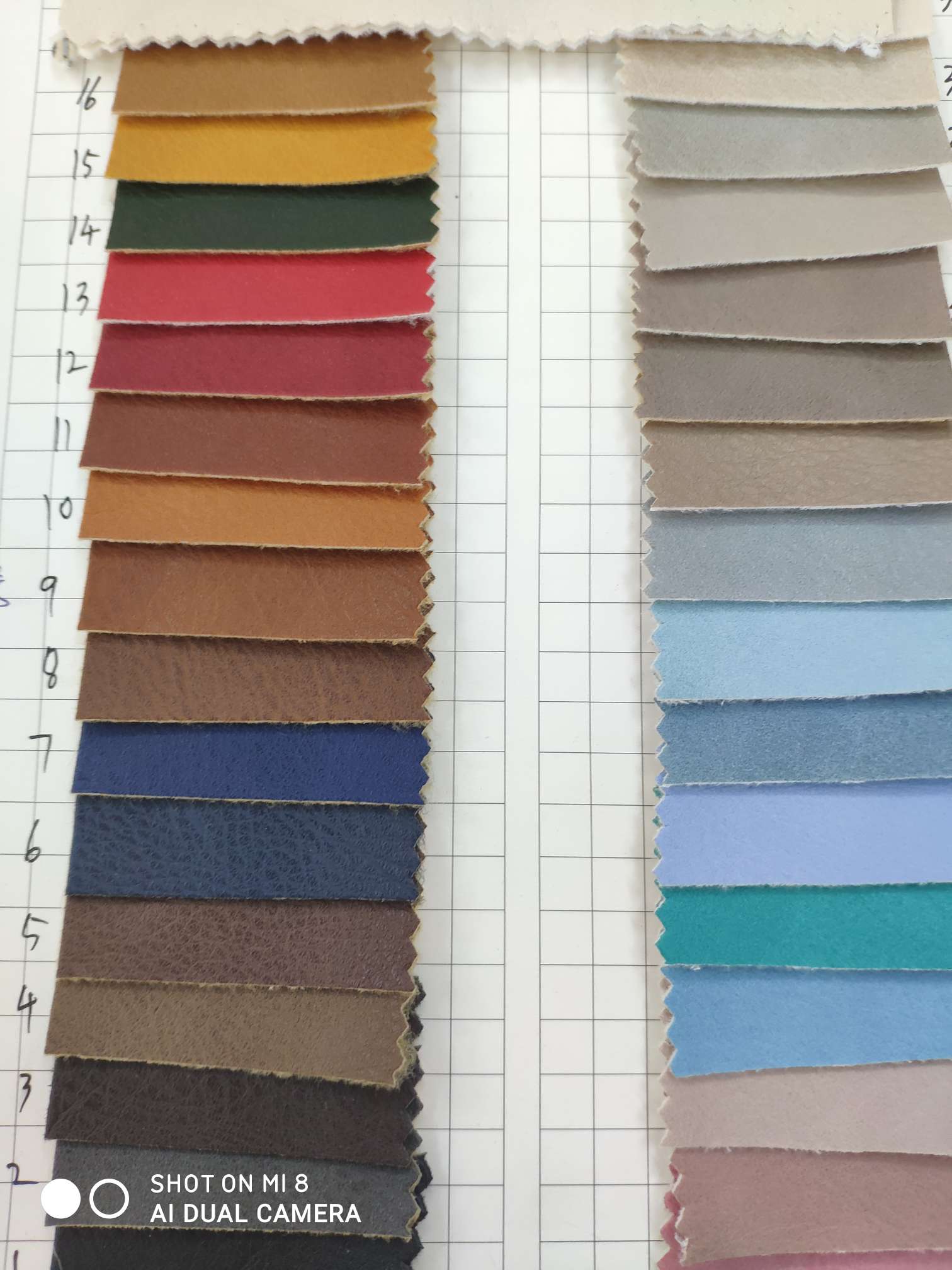 Factory direct sales, genuine products guaranteed. Leather raw materials are priced by the meter. Half pu detail image 1