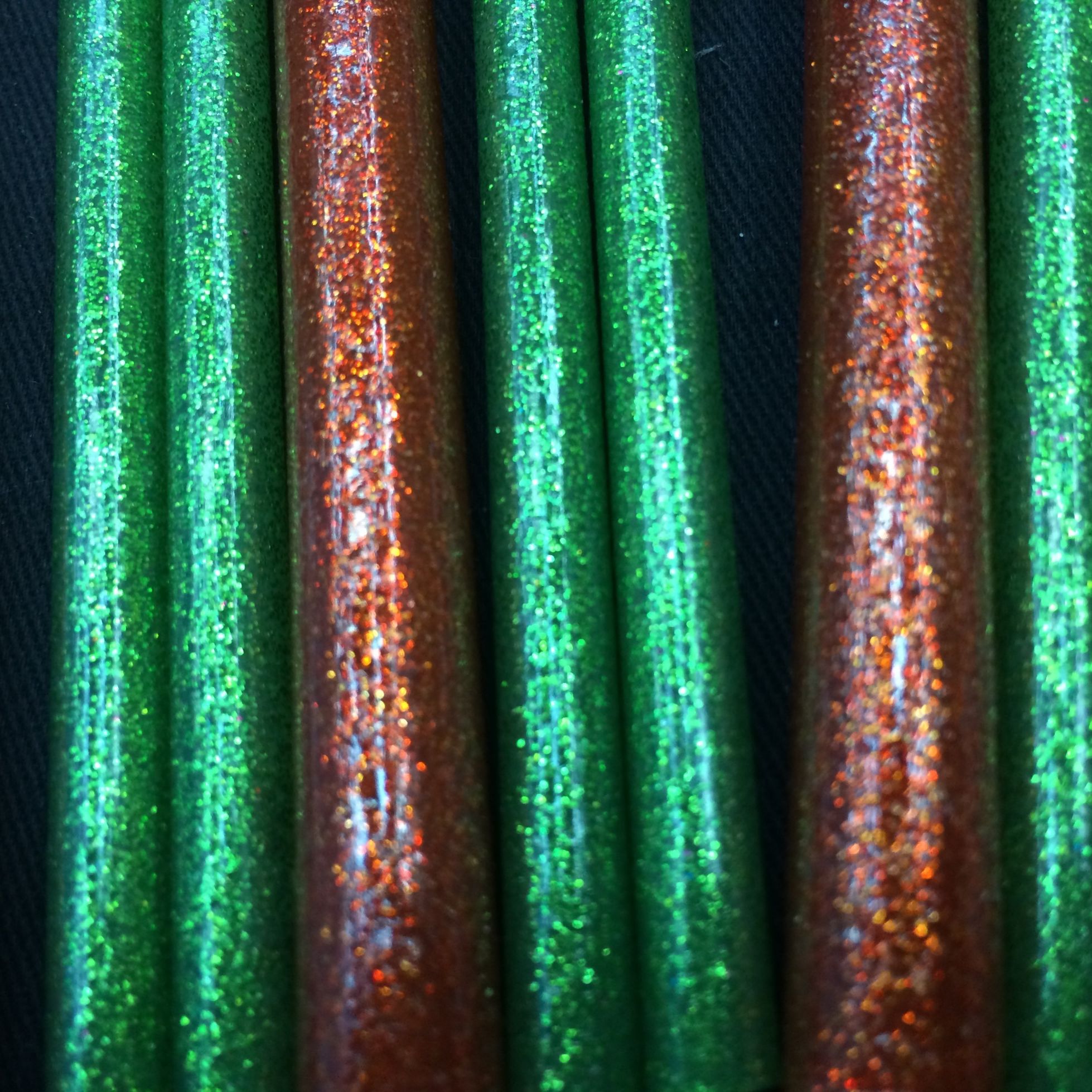 5 pieces of colored powder glue sticks, 11*180