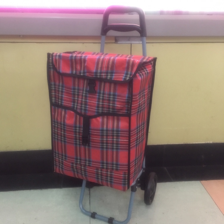 Waterproof Oxford trolley for shopping and grocery shopping