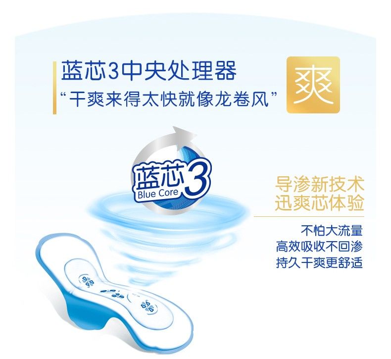 ABC亲柔立围超长夜用超薄绵卫生巾K88-3片详情图3