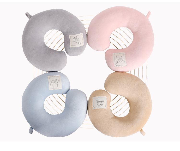 厂家直销创意爆款pp棉U型枕 超柔办公室午睡颈枕旅行三宝素色定制详情图8